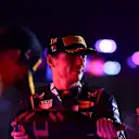 LUSAIL CITY, QATAR - OCTOBER 08: Race winner Max Verstappen of the Netherlands and Oracle Red Bull Racing celebrates on the podium during the F1 Grand Prix of Qatar at Lusail International Circuit on October 08, 2023 in Lusail City, Qatar. (Photo by Mario Renzi - Formula 1/Formula 1 via Getty Images)