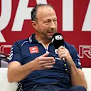 LUSAIL CITY, QATAR - OCTOBER 06: Peter Bayer, CEO of Scuderia AlphaTauri attends the Team Principals Press Conference during practice ahead of the F1 Grand Prix of Qatar at Lusail International Circuit on October 06, 2023 in Lusail City, Qatar. (Photo by Clive Mason/Getty Images)