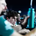 LUSAIL CITY, QATAR - OCTOBER 07: Lance Stroll of Canada and Aston Martin F1 Team prepares to drive on the grid  during the Sprint ahead of the F1 Grand Prix of Qatar at Lusail International Circuit on October 07, 2023 in Lusail City, Qatar. (Photo by Rudy Carezzevoli/Getty Images)