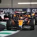 JEDDAH, SAUDI ARABIA - MARCH 19: Oscar Piastri of Australia driving the (81) McLaren MCL60 Mercedes on track during the F1 Grand Prix of Saudi Arabia at Jeddah Corniche Circuit on March 19, 2023 in Jeddah, Saudi Arabia. (Photo by Peter Fox/Getty Images)