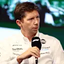 JEDDAH, SAUDI ARABIA - MARCH 17: James Vowles, Team Principal of Williams attends the Team Principals Press Conference during practice ahead of the F1 Grand Prix of Saudi Arabia at Jeddah Corniche Circuit on March 17, 2023 in Jeddah, Saudi Arabia. (Photo by Bryn Lennon/Getty Images)