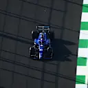 JEDDAH, SAUDI ARABIA - MARCH 17: Alexander Albon of Thailand driving the (23) Williams FW45 Mercedes on track during practice ahead of the F1 Grand Prix of Saudi Arabia at Jeddah Corniche Circuit on March 17, 2023 in Jeddah, Saudi Arabia. (Photo by Clive Mason/Getty Images)