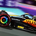 JEDDAH, SAUDI ARABIA - MARCH 17: Lando Norris of Great Britain driving the (4) McLaren MCL60 Mercedes on track during practice ahead of the F1 Grand Prix of Saudi Arabia at Jeddah Corniche Circuit on March 17, 2023 in Jeddah, Saudi Arabia. (Photo by Dan Istitene - Formula 1/Formula 1 via Getty Images)