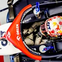 JEDDAH, SAUDI ARABIA - MARCH 18: Yuki Tsunoda of Scuderia AlphaTauri and Japan  during qualifying ahead of the F1 Grand Prix of Saudi Arabia at Jeddah Corniche Circuit on March 18, 2023 in Jeddah, Saudi Arabia. (Photo by Peter Fox/Getty Images)