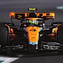 JEDDAH, SAUDI ARABIA - MARCH 18: Lando Norris of Great Britain driving the (4) McLaren MCL60 Mercedes on track during qualifying ahead of the F1 Grand Prix of Saudi Arabia at Jeddah Corniche Circuit on March 18, 2023 in Jeddah, Saudi Arabia. (Photo by Lars Baron/Getty Images)