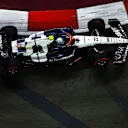 SINGAPORE, SINGAPORE - SEPTEMBER 15: Yuki Tsunoda of Japan driving the (22) Scuderia AlphaTauri AT04 on track during practice ahead of the F1 Grand Prix of Singapore at Marina Bay Street Circuit on September 15, 2023 in Singapore, Singapore. (Photo by Mark Thompson/Getty Images)