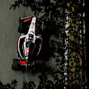 SINGAPORE, SINGAPORE - SEPTEMBER 15: Kevin Magnussen of Denmark driving the (20) Haas F1 VF-23 Ferrari on track during practice ahead of the F1 Grand Prix of Singapore at Marina Bay Street Circuit on September 15, 2023 in Singapore, Singapore. (Photo by Mark Thompson/Getty Images)