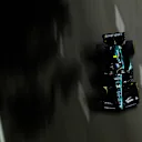 SINGAPORE, SINGAPORE - SEPTEMBER 15: Fernando Alonso of Spain driving the (14) Aston Martin AMR23 Mercedes on track during practice ahead of the F1 Grand Prix of Singapore at Marina Bay Street Circuit on September 15, 2023 in Singapore, Singapore. (Photo by Mark Thompson/Getty Images)