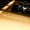 SINGAPORE, SINGAPORE - SEPTEMBER 16: Lewis Hamilton of Great Britain driving the (44) Mercedes AMG Petronas F1 Team W14 on track during final practice ahead of the F1 Grand Prix of Singapore at Marina Bay Street Circuit on September 16, 2023 in Singapore, Singapore. (Photo by Clive Rose/Getty Images)