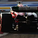 SINGAPORE, SINGAPORE - SEPTEMBER 16: Valtteri Bottas of Finland driving the (77) Alfa Romeo F1 C43 Ferrari on track during final practice ahead of the F1 Grand Prix of Singapore at Marina Bay Street Circuit on September 16, 2023 in Singapore, Singapore. (Photo by Bryn Lennon - Formula 1/Formula 1 via Getty Images)