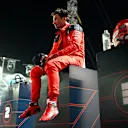SINGAPORE, SINGAPORE - SEPTEMBER 16: Pole position qualifier Carlos Sainz of Spain and Ferrari looks on in parc ferme during qualifying ahead of the F1 Grand Prix of Singapore at Marina Bay Street Circuit on September 16, 2023 in Singapore, Singapore. (Photo by Dan Istitene - Formula 1/Formula 1 via Getty Images)