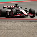 BARCELONA, SPAIN - JUNE 04: Kevin Magnussen of Denmark driving the (20) Haas F1 VF-23 Ferrari on a formation lap prior to the F1 Grand Prix of Spain at Circuit de Barcelona-Catalunya on June 04, 2023 in Barcelona, Spain. (Photo by Adam Pretty/Getty Images)