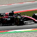 BARCELONA, SPAIN - JUNE 02: Valtteri Bottas of Finland driving the (77) Alfa Romeo F1 C43 Ferrari on track during practice ahead of the F1 Grand Prix of Spain at Circuit de Barcelona-Catalunya on June 02, 2023 in Barcelona, Spain. (Photo by David Ramos/Getty Images)