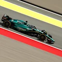 BARCELONA, SPAIN - JUNE 02: Lance Stroll of Canada driving the (18) Aston Martin AMR23 Mercedes on track during practice ahead of the F1 Grand Prix of Spain at Circuit de Barcelona-Catalunya on June 02, 2023 in Barcelona, Spain. (Photo by Adam Pretty/Getty Images)