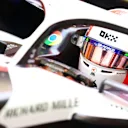 BARCELONA, SPAIN - JUNE 02: Lando Norris of Great Britain and McLaren prepares to drive in the garage during practice ahead of the F1 Grand Prix of Spain at Circuit de Barcelona-Catalunya on June 02, 2023 in Barcelona, Spain. (Photo by Dan Istitene - Formula 1/Formula 1 via Getty Images)