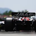 BARCELONA, SPAIN - JUNE 02: Nico Hulkenberg of Germany driving the (27) Haas F1 VF-23 Ferrari on track during practice ahead of the F1 Grand Prix of Spain at Circuit de Barcelona-Catalunya on June 02, 2023 in Barcelona, Spain. (Photo by Dan Istitene - Formula 1/Formula 1 via Getty Images)