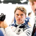 MONTMELO, SPAIN - JUNE 02: Nyck de Vries of Scuderia AlphaTauri and The Netherlands  during practice ahead of the F1 Grand Prix of Spain at Circuit de Catalunya on June 02, 2023 in Montmelo, Spain. (Photo by Peter Fox/Getty Images)