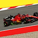 BARCELONA, SPAIN - JUNE 02: Charles Leclerc of Monaco driving the (16) Ferrari SF-23 on track during practice ahead of the F1 Grand Prix of Spain at Circuit de Barcelona-Catalunya on June 02, 2023 in Barcelona, Spain. (Photo by David Ramos/Getty Images)
