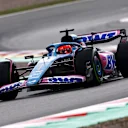 BARCELONA, SPAIN - JUNE 03: Esteban Ocon of France driving the (31) Alpine F1 A523 Renault on track during final practice ahead of the F1 Grand Prix of Spain at Circuit de Barcelona-Catalunya on June 03, 2023 in Barcelona, Spain. (Photo by Mark Thompson/Getty Images)