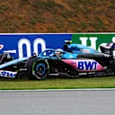 BARCELONA, SPAIN - JUNE 03: Pierre Gasly of France driving the (10) Alpine F1 A523 Renault runs off track during final practice ahead of the F1 Grand Prix of Spain at Circuit de Barcelona-Catalunya on June 03, 2023 in Barcelona, Spain. (Photo by Mark Thompson/Getty Images)