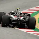 BARCELONA, SPAIN - JUNE 03: Nico Hulkenberg of Germany driving the (27) Haas F1 VF-23 Ferrari on track during qualifying ahead of the F1 Grand Prix of Spain at Circuit de Barcelona-Catalunya on June 03, 2023 in Barcelona, Spain. (Photo by David Ramos/Getty Images)