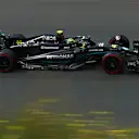 ZANDVOORT, NETHERLANDS - AUGUST 25: Lewis Hamilton of Great Britain driving the (44) Mercedes AMG Petronas F1 Team W14 on track during practice ahead of the F1 Grand Prix of The Netherlands at Circuit Zandvoort on August 25, 2023 in Zandvoort, Netherlands. (Photo by Bryn Lennon - Formula 1/Formula 1 via Getty Images)