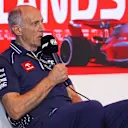ZANDVOORT, NETHERLANDS - AUGUST 25: Scuderia AlphaTauri Team Principal Franz Tost attends the Team Principals Press Conference during practice ahead of the F1 Grand Prix of The Netherlands at Circuit Zandvoort on August 25, 2023 in Zandvoort, Netherlands. (Photo by Dean Mouhtaropoulos/Getty Images)