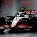 ZANDVOORT, NETHERLANDS - AUGUST 26: Nico Hulkenberg of Germany driving the (27) Haas F1 VF-23 Ferrari in the Pitlane during final practice ahead of the F1 Grand Prix of The Netherlands at Circuit Zandvoort on August 26, 2023 in Zandvoort, Netherlands. (Photo by Dan Istitene - Formula 1/Formula 1 via Getty Images)