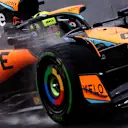 ZANDVOORT, NETHERLANDS - AUGUST 26: Lando Norris of Great Britain driving the (4) McLaren MCL60 Mercedes on track during final practice ahead of the F1 Grand Prix of The Netherlands at Circuit Zandvoort on August 26, 2023 in Zandvoort, Netherlands. (Photo by Dean Mouhtaropoulos/Getty Images)