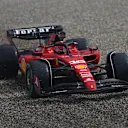 ZANDVOORT, NETHERLANDS - AUGUST 26: Charles Leclerc of Monaco driving the (16) Ferrari SF-23 runs through the gravel during qualifying ahead of the F1 Grand Prix of The Netherlands at Circuit Zandvoort on August 26, 2023 in Zandvoort, Netherlands. (Photo by Lars Baron/Getty Images)