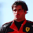 AUSTIN, TEXAS - OCTOBER 22: Fourth placed Carlos Sainz of Spain and Ferrari reacts in parc ferme during the F1 Grand Prix of United States at Circuit of The Americas on October 22, 2023 in Austin, Texas. (Photo by Dan Istitene - Formula 1/Formula 1 via Getty Images)