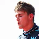 AUSTIN, TEXAS - OCTOBER 22: Twelfth placed Logan Sargeant of United States and Williams reacts in parc ferme during the F1 Grand Prix of United States at Circuit of The Americas on October 22, 2023 in Austin, Texas. (Photo by Dan Istitene - Formula 1/Formula 1 via Getty Images)