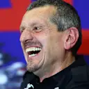 AUSTIN, TEXAS - OCTOBER 20: Haas F1 Team Principal Guenther Steiner talks in the team principals press conference ahead of the F1 Grand Prix of United States at Circuit of The Americas on October 20, 2023 in Austin, Texas. (Photo by Dan Istitene/Getty Images)