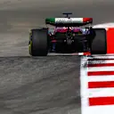 AUSTIN, TEXAS - OCTOBER 20: Valtteri Bottas of Finland driving the (77) Alfa Romeo F1 C43 Ferrari on track during practice ahead of the F1 Grand Prix of United States at Circuit of The Americas on October 20, 2023 in Austin, Texas. (Photo by Mark Thompson/Getty Images)