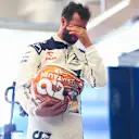 AUSTIN, TEXAS - OCTOBER 20: 15th placed qualifier Daniel Ricciardo of Australia and Scuderia AlphaTauri looks on in parc ferme after qualifying ahead of the F1 Grand Prix of United States at Circuit of The Americas on October 20, 2023 in Austin, Texas. (Photo by Dan Istitene - Formula 1/Formula 1 via Getty Images)