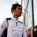 AUSTIN, TEXAS - OCTOBER 21: Alexander Albon of Thailand and Williams prepares to drive on the grid prior to the Sprint ahead of the F1 Grand Prix of United States at Circuit of The Americas on October 21, 2023 in Austin, Texas. (Photo by Chris Graythen/Getty Images)