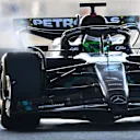 Frederik Vesti in the Mercedes out on track