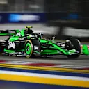 SINGAPORE, SINGAPORE - SEPTEMBER 22: Zhou Guanyu of China driving the (24) Kick Sauber C44 Ferrari on track during the F1 Grand Prix of Singapore at Marina Bay Street Circuit on September 22, 2024 in Singapore, Singapore. (Photo by Pauline Ballet - Formula 1/Formula 1 via Getty Images)