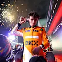 SINGAPORE, SINGAPORE - SEPTEMBER 22: Race winner Lando Norris of Great Britain and McLaren in parc ferme during the F1 Grand Prix of Singapore at Marina Bay Street Circuit on September 22, 2024 in Singapore, Singapore. (Photo by Clive Rose - Formula 1/Formula 1 via Getty Images)