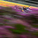 SINGAPORE, SINGAPORE - SEPTEMBER 22: Sergio Perez of Mexico driving the (11) Oracle Red Bull Racing RB20 on track during the F1 Grand Prix of Singapore at Marina Bay Street Circuit on September 22, 2024 in Singapore, Singapore. (Photo by Clive Mason/Getty Images)