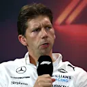 SINGAPORE, SINGAPORE - SEPTEMBER 20: James Vowles, Team Principal of Williams attends the Team Principals Press Conference during practice ahead of the F1 Grand Prix of Singapore at Marina Bay Street Circuit on September 20, 2024 in Singapore, Singapore. (Photo by Clive Rose/Getty Images)