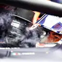 SINGAPORE, SINGAPORE - SEPTEMBER 20: Sergio Perez of Mexico driving the (11) Oracle Red Bull Racing RB20 prepares to drive in the garage during practice ahead of the F1 Grand Prix of Singapore at Marina Bay Street Circuit on September 20, 2024 in Singapore, Singapore. (Photo by Mark Thompson/Getty Images)