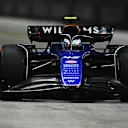 SINGAPORE, SINGAPORE - SEPTEMBER 20: Franco Colapinto of Argentina driving the (43) Williams FW46 Mercedes on track during practice ahead of the F1 Grand Prix of Singapore at Marina Bay Street Circuit on September 20, 2024 in Singapore, Singapore. (Photo by Clive Mason/Getty Images)