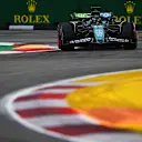 SINGAPORE, SINGAPORE - SEPTEMBER 21: Lance Stroll of Canada driving the (18) Aston Martin AMR24 Mercedes on track during final practice ahead of the F1 Grand Prix of Singapore at Marina Bay Street Circuit on September 21, 2024 in Singapore, Singapore. (Photo by Rudy Carezzevoli/Getty Images)