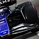 SINGAPORE, SINGAPORE - SEPTEMBER 21: Franco Colapinto of Argentina driving the (43) Williams FW46 Mercedes on track during qualifying ahead of the F1 Grand Prix of Singapore at Marina Bay Street Circuit on September 21, 2024 in Singapore, Singapore. (Photo by Mark Thompson/Getty Images)