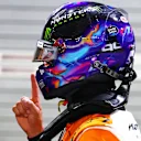 SINGAPORE, SINGAPORE - SEPTEMBER 21: Pole position qualifier Lando Norris of Great Britain and McLaren celebrates in parc ferme during qualifying ahead of the F1 Grand Prix of Singapore at Marina Bay Street Circuit on September 21, 2024 in Singapore, Singapore. (Photo by Mark Thompson/Getty Images)