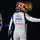 ABU DHABI, UNITED ARAB EMIRATES - DECEMBER 08: 12th placed Yuki Tsunoda of Japan and Visa Cash App RB looks on in parc ferme during the F1 Grand Prix of Abu Dhabi at Yas Marina Circuit on December 08, 2024 in Abu Dhabi, United Arab Emirates. (Photo by Rudy Carezzevoli/Getty Images)
