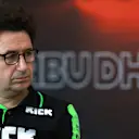 ABU DHABI, UNITED ARAB EMIRATES - DECEMBER 06: Mattia Binotto, Stake F1 Team Kick Sauber boss  attends the Team Principals Press Conference during practice ahead of the F1 Grand Prix of Abu Dhabi at Yas Marina Circuit on December 06, 2024 in Abu Dhabi, United Arab Emirates. (Photo by Bryn Lennon/Getty Images)