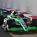 ABU DHABI, UNITED ARAB EMIRATES - DECEMBER 07: Zhou Guanyu of China driving the (24) Kick Sauber C44 Ferrari in the Pitlane during final practice ahead of the F1 Grand Prix of Abu Dhabi at Yas Marina Circuit on December 07, 2024 in Abu Dhabi, United Arab Emirates. (Photo by Peter Fox - Formula 1/Formula 1 via Getty Images)