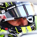 ABU DHABI, UNITED ARAB EMIRATES - DECEMBER 07: Nico Hulkenberg of Germany and Haas F1 prepares to drive in the garage during final practice ahead of the F1 Grand Prix of Abu Dhabi at Yas Marina Circuit on December 07, 2024 in Abu Dhabi, United Arab Emirates. (Photo by Peter Fox - Formula 1/Formula 1 via Getty Images)